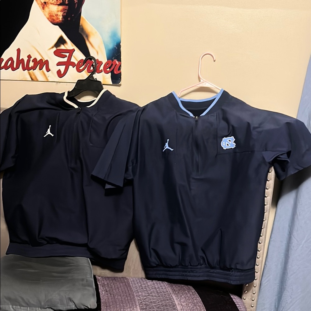 2 Jordan half sleeve jersey size large gently used